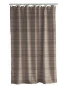 Shower Curtain 180X200 Tartan Taupe Home Textiles Bathroom Textiles Sh...