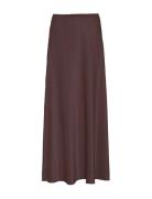 Mschnicolette Ullas Skirt Skirts Maxi Skirts Brown MSCH Copenhagen