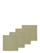 Napkins Tiles Damask Eucalyptus 4 Pcs Home Textiles Kitchen Textiles N...