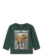 Nmmjewel Jurassic Nreg Ls Top Noos Sky Tops T-shirts Long-sleeved T-Sk...