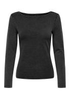 Onlmia L/S Tee Cs Jrs Tops T-shirts & Tops Long-sleeved Black ONLY