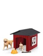 Schleich Dog Kennel With 2 Golden Retrievers Toys Playsets & Action Fi...