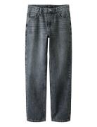 Nlmbex Dnm R Straight Pant Noos Bottoms Jeans Loose Jeans Grey LMTD