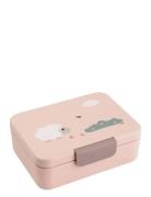 Lunch Box W/Divider Tiny Farm Powder Home Meal Time Lunch Boxes Pink D...