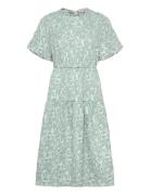 Ana Dress Knælang Kjole Silver A-View