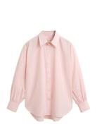 Rel Volume Sleeve Shirt Tops Shirts Long-sleeved Pink GANT
