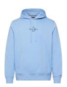 Outline Flag Script Hoodie Tops Sweatshirts & Hoodies Hoodies Blue Tom...