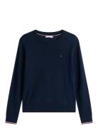 Co Jersey Stitch Ls C-Nk Swt Tops T-shirts & Tops Long-sleeved Navy To...