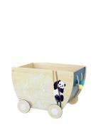 Toy Box Cart Home Kids Decor Storage Storage Baskets Beige Vilac