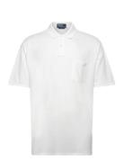 20/1 Mesh-Ssl-Psh Tops Polos Short-sleeved White Polo Ralph Lauren