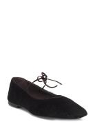 Sway Slit Leather Ballet Flats Ballerinasko Ballerinaer Brown ALOHAS
