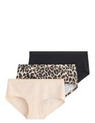 Brief Reg Carin 3 P Trusser, Tanga Briefs Multi/patterned Lindex