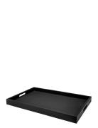Sarah Tray Home Tableware Dining & Table Accessories Trays Black Brost...