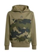 J Camo Fl Hd Tops Sweatshirts & Hoodies Hoodies Khaki Green Adidas Spo...