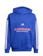 J Tiro Fl Hdd Tops Sweatshirts & Hoodies Hoodies Blue Adidas Sportswea...