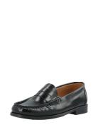 Biapop Penny Loafer Polido Shoes Flat Loafers Black Bianco