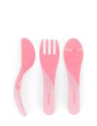 Twistshake Learn Cutlery Home Meal Time Cutlery Pink Twistshake