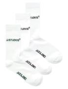 Jacsoho Tennis Socks 3 Pack Jnr Socks & Tights Socks White Jack & J S