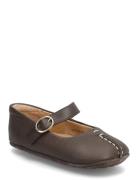 Bisgaard Annabelle Shoes Baby Booties Brown Bisgaard