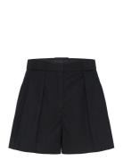 Pleated Suit Shorts Bottoms Shorts Chino Shorts Black Mango