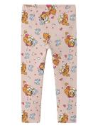 Nmfjiddi Paw Legging Cplg Bottoms Leggings Pink Name It