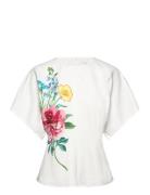 Lahnaa Tops T-shirts & Tops Short-sleeved White Ted Baker London