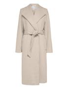 Slfrosa Wool Coat B Noos Outerwear Coats Winter Coats Cream Selected