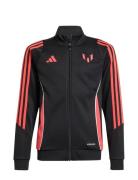 Messi Jkt Y Sport Sweatshirts & Hoodies Sweatshirts Black Adidas Perfo...