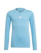 Team Base Tee Y Sport T-shirts Long-sleeved T-Skjorte Blue Adidas Perf...