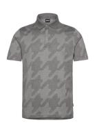 C-Penrose 45 Tops Polos Short-sleeved Grey BOSS
