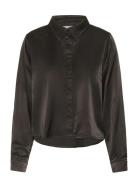 Estellemw Short Shirt Tops Shirts Long-sleeved Black My Essential Ward...
