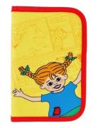 Pippi Fyldt Single Dækker Penalhus Accessories Bags Pencil Cases Yello...