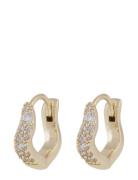 Essential Curve Crystal Small Ring Ear Accessories Jewellery Earrings ...