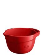 Mixing Bowl - 3,5L Home Kitchen Baking Accessories Mixing Bowls Red Em...