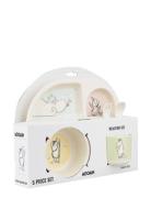 Moomin Mealtime Set With A 4 Room Plate Home Meal Time Dinner Sets Whi...