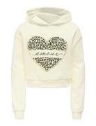 Kogcooper Life Heart Ls Hoodie Swt Noos Tops Sweatshirts & Hoodies Hoo...