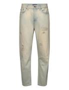 The Dean Loose Tapered Jeans Last Resort Bottoms Jeans Relaxed Cream S...