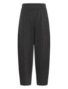 Pannieiw Melange Pant Bottoms Trousers Wide Leg Black InWear