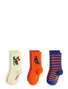 Lingonberries 3-Pack Socks Socks & Tights Socks Multi/patterned Mini R...