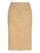 Vansa Pencilnederdel Nederdel Beige BOSS