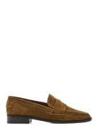 Airola Cannella Suede Shoes Flat Loafers Brown ATP Atelier