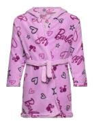 Bathrobe Morgenkåbe Badekåbe Pink Barbie