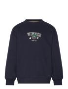 Tnpaul Os Sweatshirt Tops Sweatshirts & Hoodies Sweatshirts Navy The N...