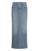 Back Slit Maxi Skirt Skirts Maxi Skirts Blue Lee Jeans