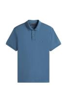 Liquid Cotton Reg Seasonal Polo Tops Polos Short-sleeved Blue Tommy Hi...
