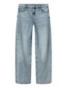 Nlmbex Dmn R Loose Pant Bottoms Jeans Loose Jeans Blue LMTD