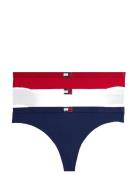 3 Pack Thong G-streng Undertøj Multi/patterned Tommy Hilfiger