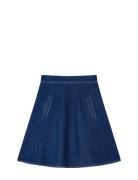 Cosy Denim Stelly Skirt Skirts Short Skirts Blue Mads Nørgaard