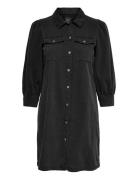 Onlfelica Dnm Dress Noos Kort Kjole Black ONLY
