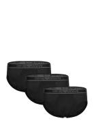 3 Pack Bottom Underbukser Y-front Briefs Black Emporio Armani